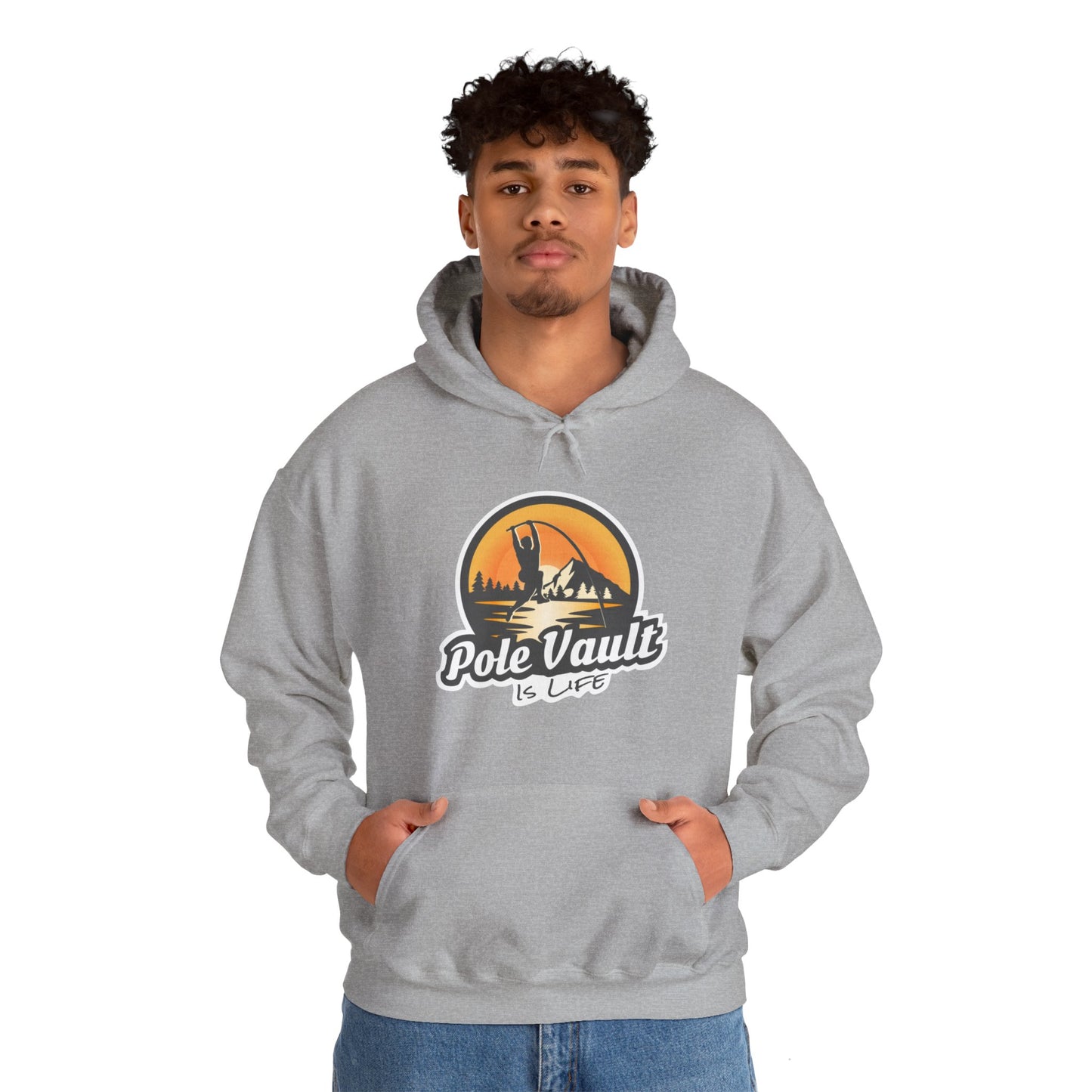 Mountain Pole Vault is Life Guy - Hoodie