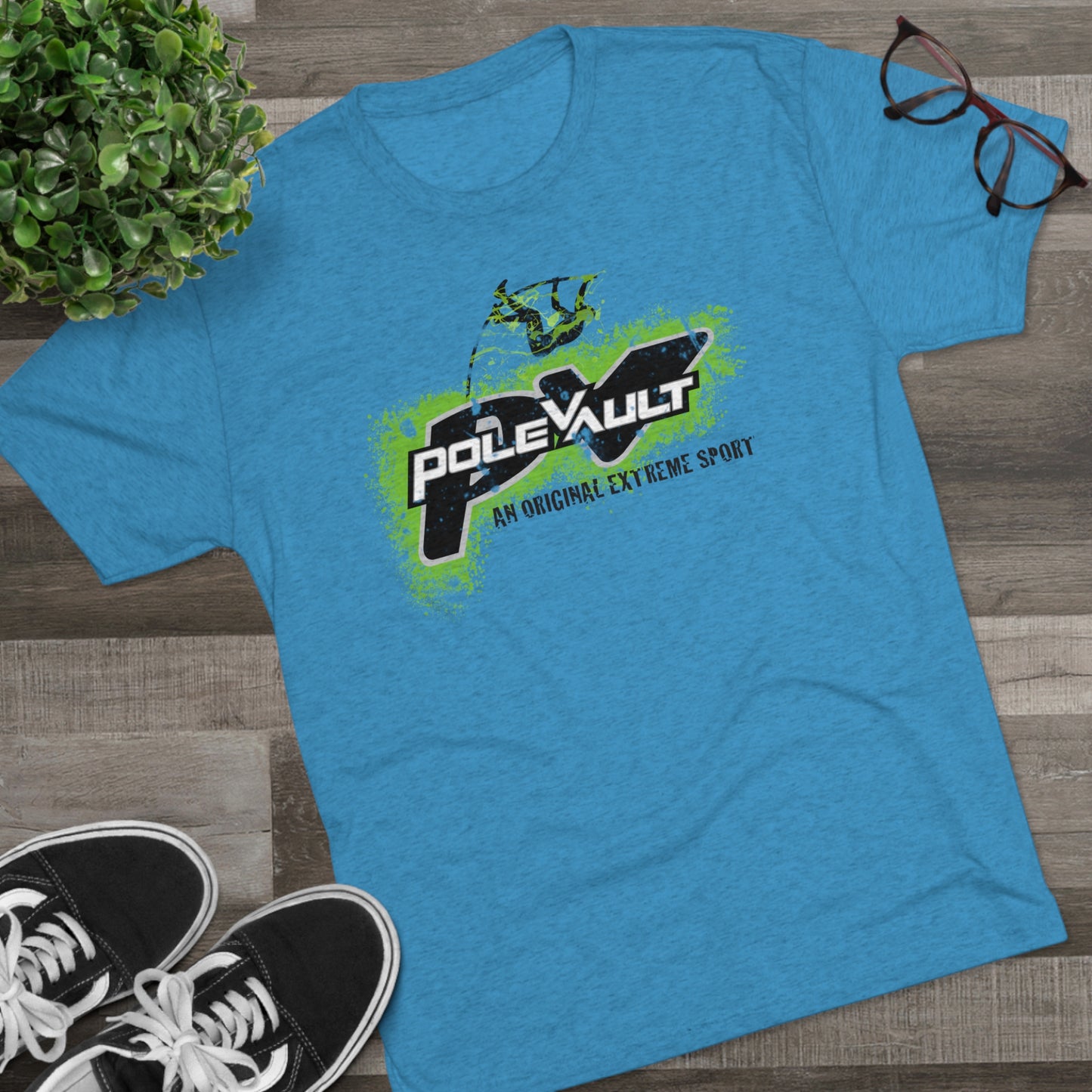 Pole Vault, An Original Extreme Sport - Tri-Blend Tee