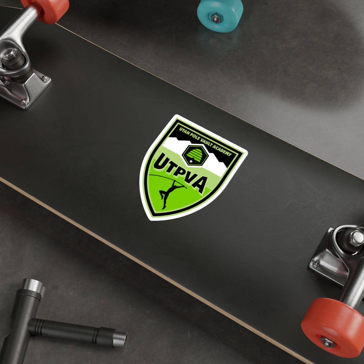 UTPVA Crest Die-Cut Sticker