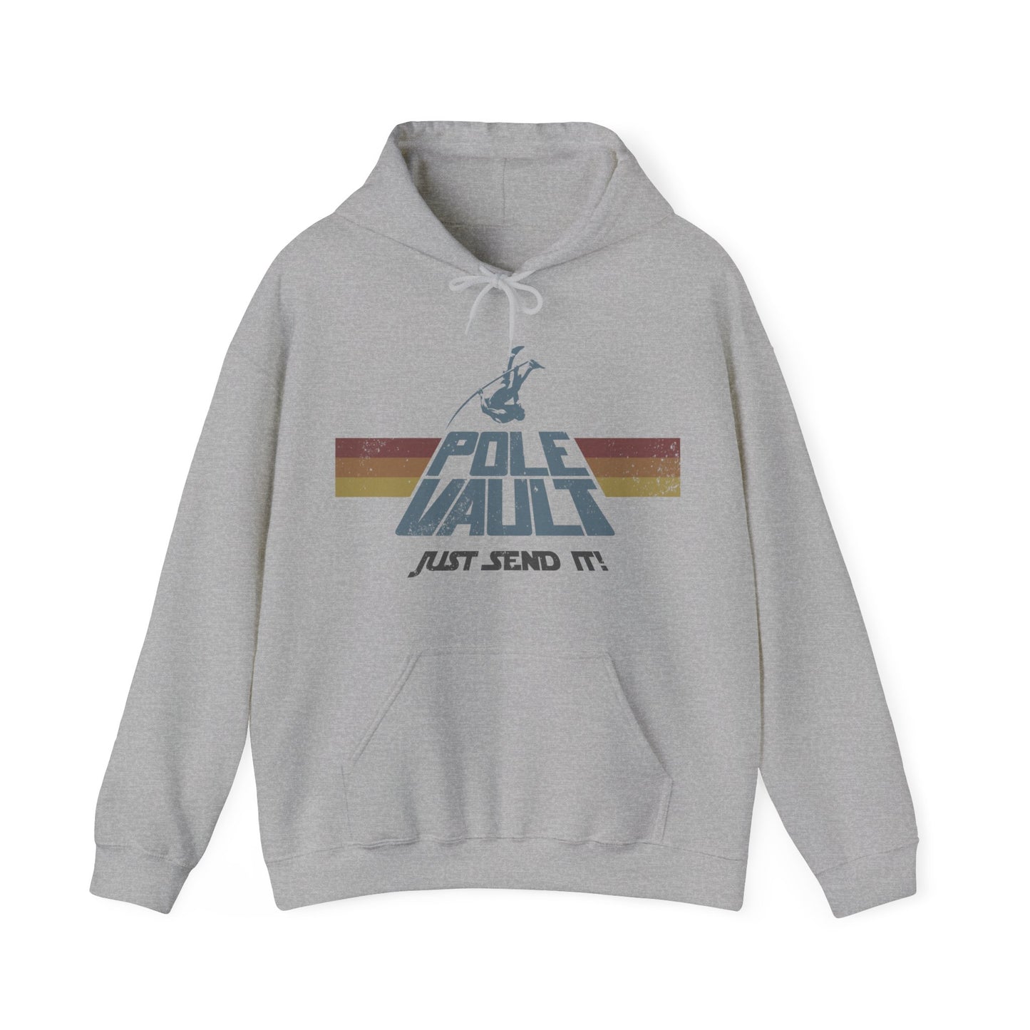 Pole Vault Just Send It Guy - Hoodie