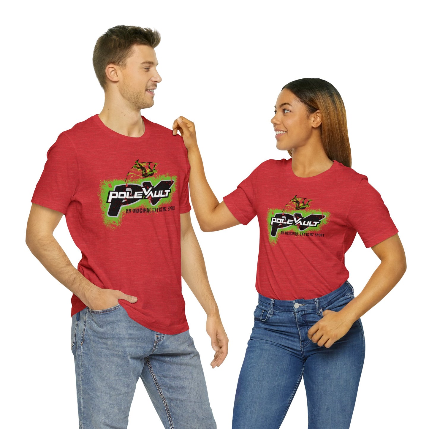 Pole Vault, An Original Extreme Sport - Deluxe Tee
