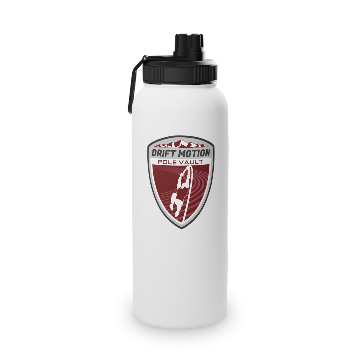 Drift Motion Stainless Steel Water Bottle, Sports Lid