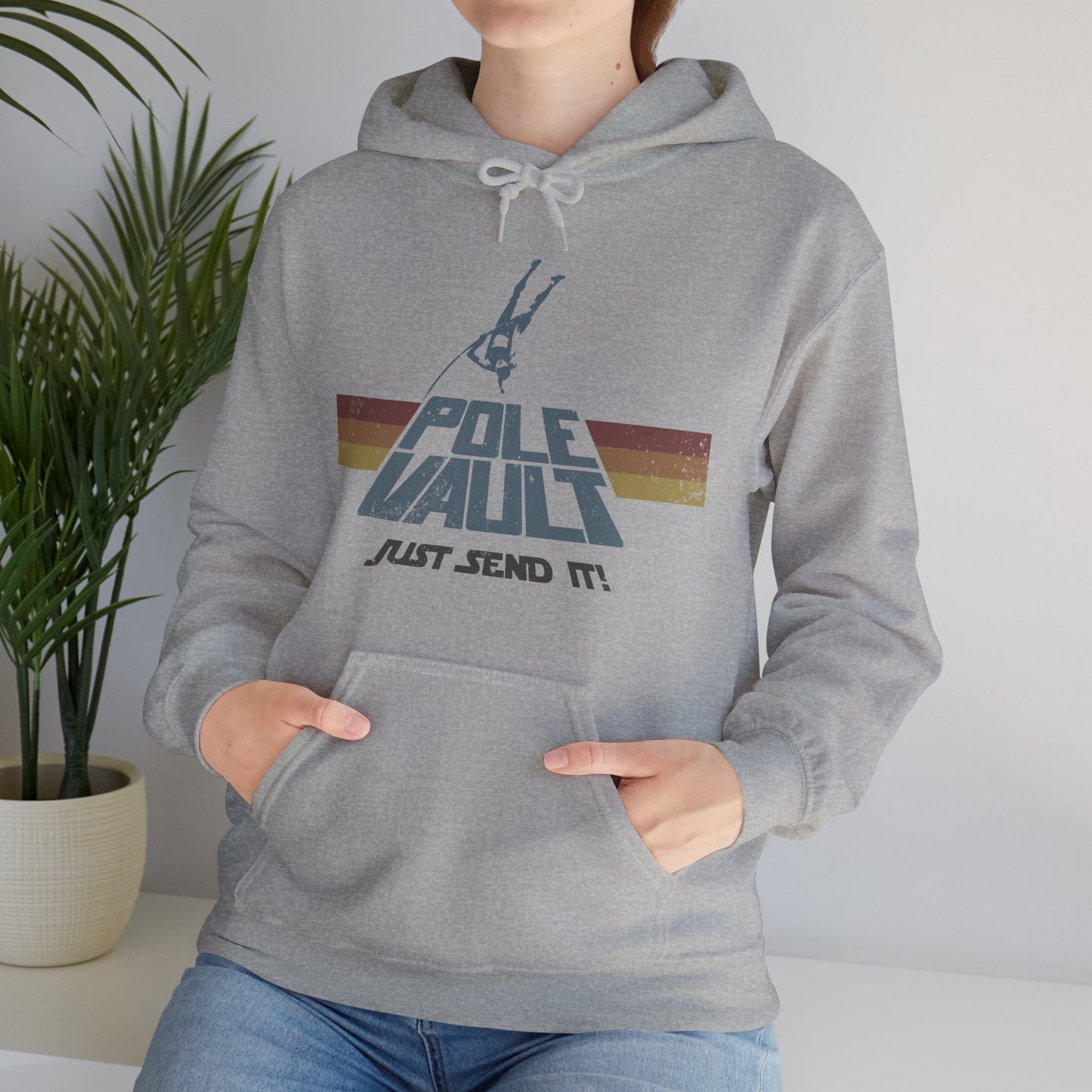 Pole Vault Just Send It Girl - Hoodie