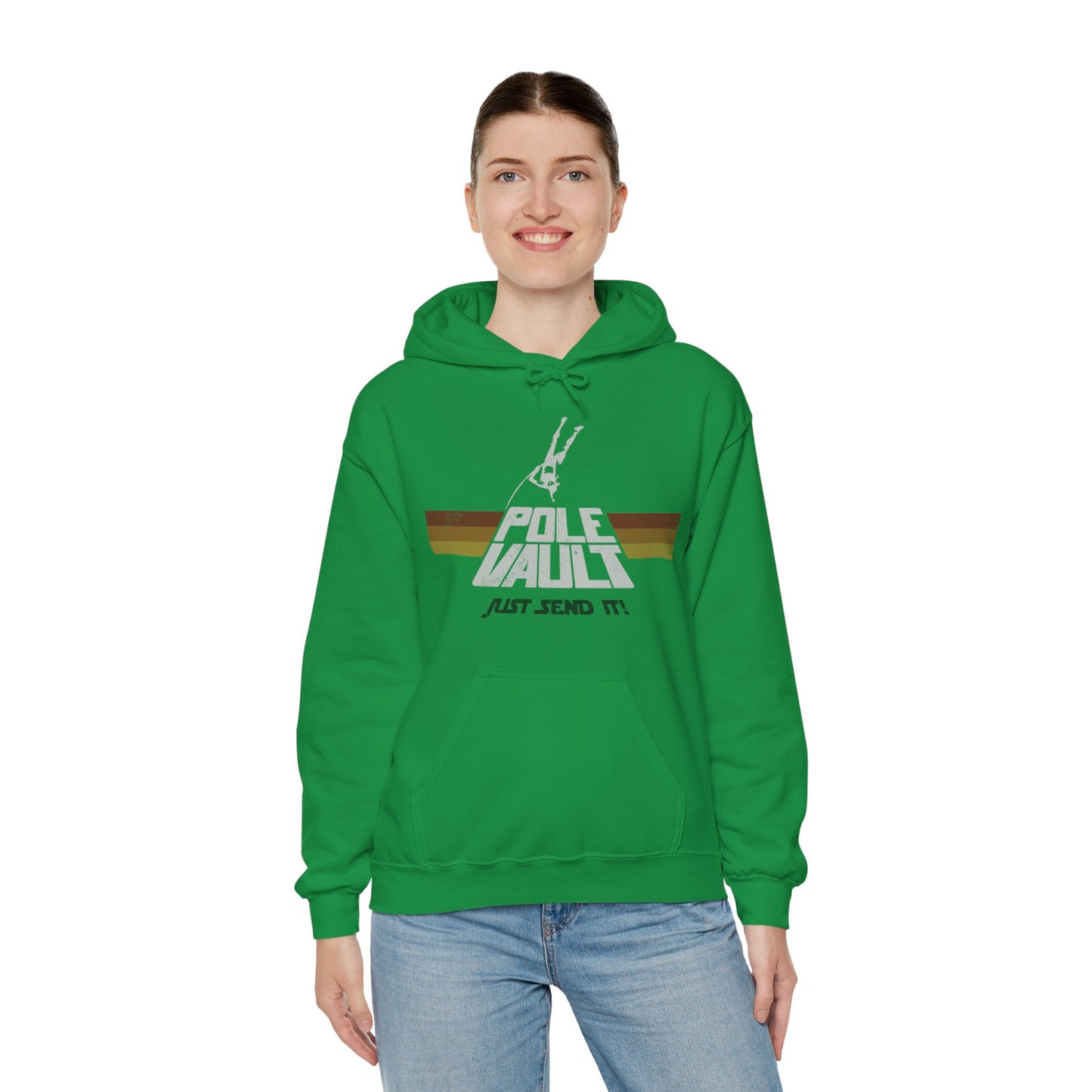 Pole Vault Just Send It Girl - Hoodie