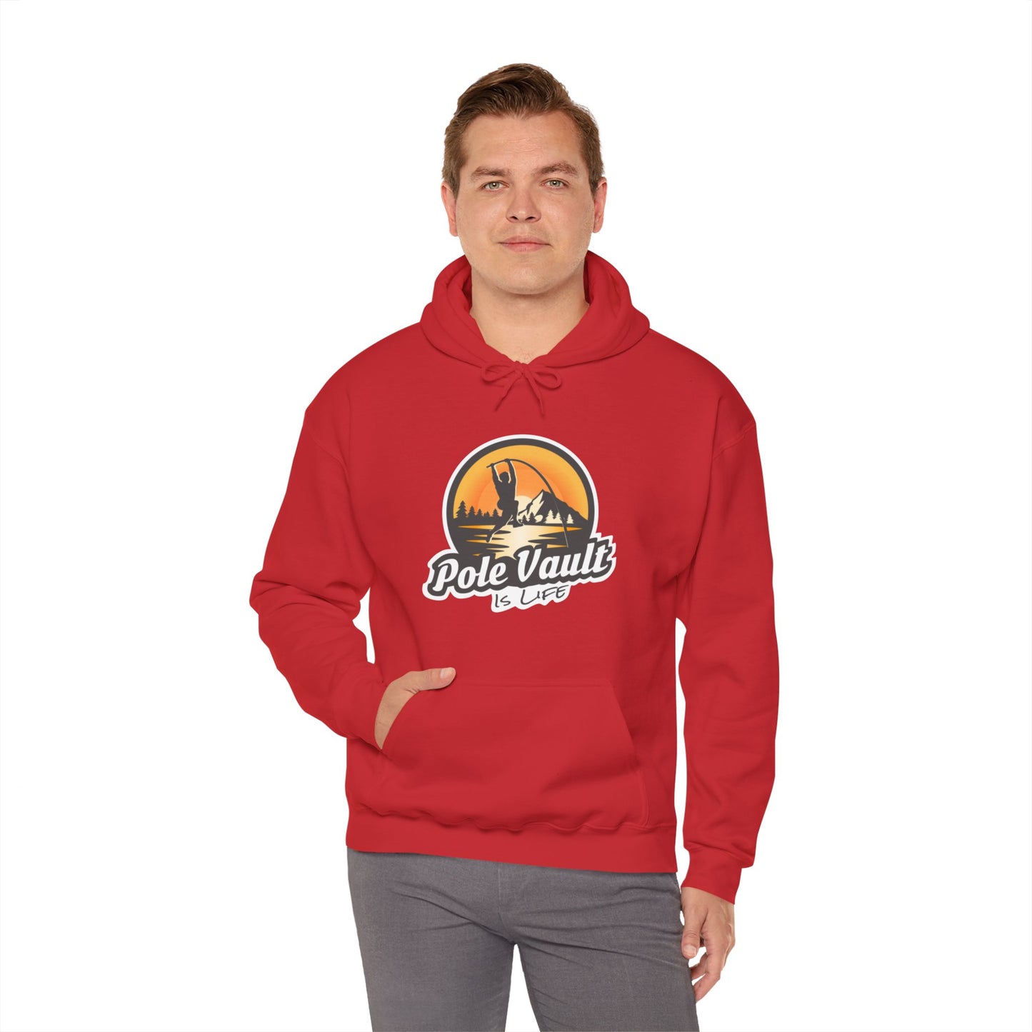 Mountain Pole Vault is Life Guy - Hoodie