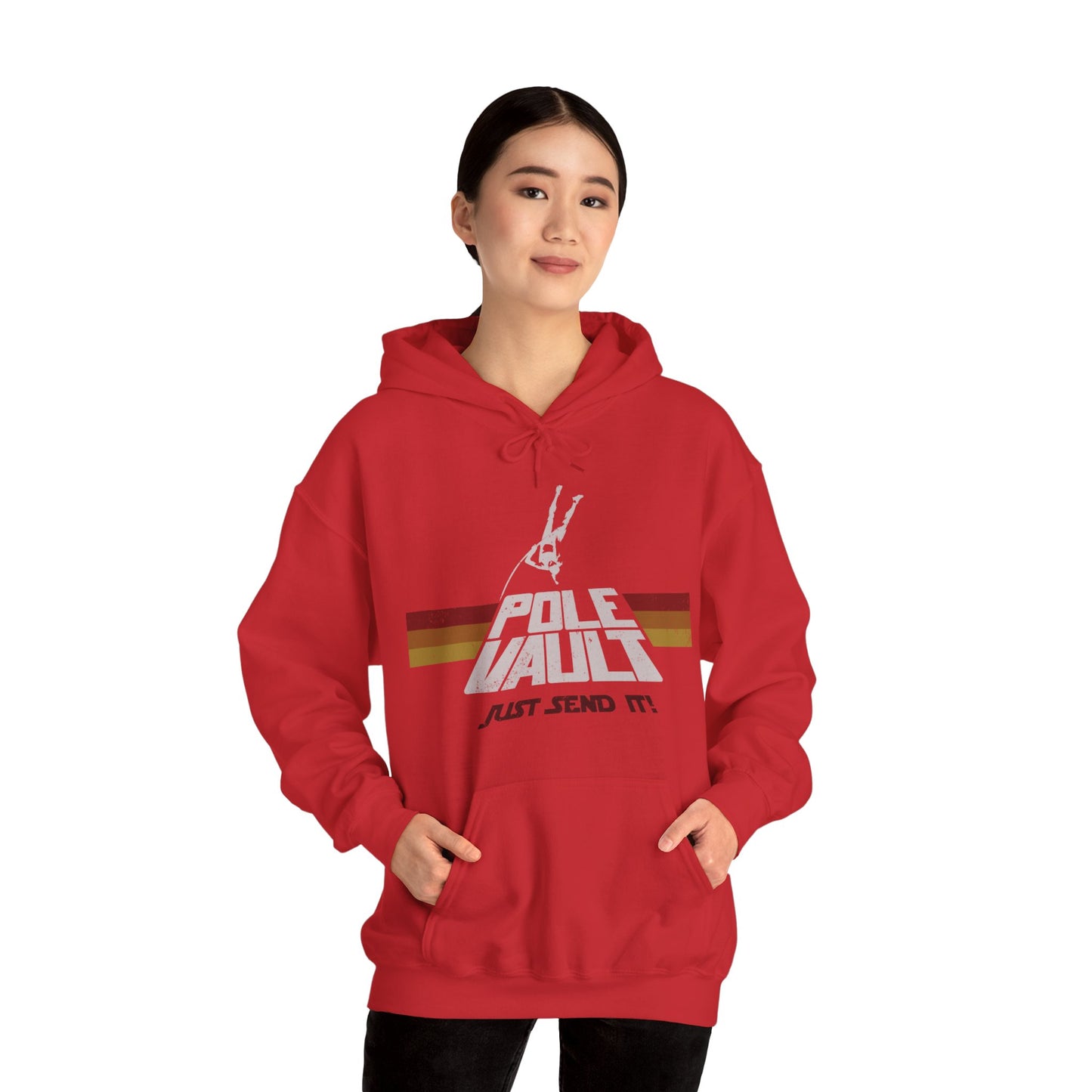 Pole Vault Just Send It Girl - Hoodie