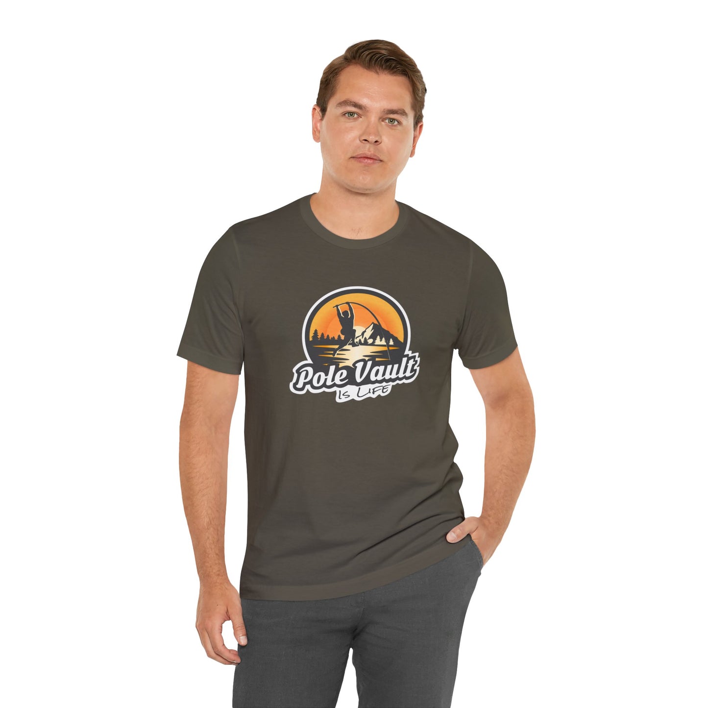 Mountain Pole Vault is Life Guy - Classic Tee