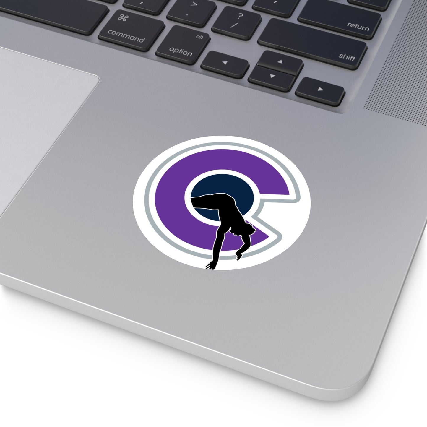 NOCO "C" White Round Vinyl Sticker