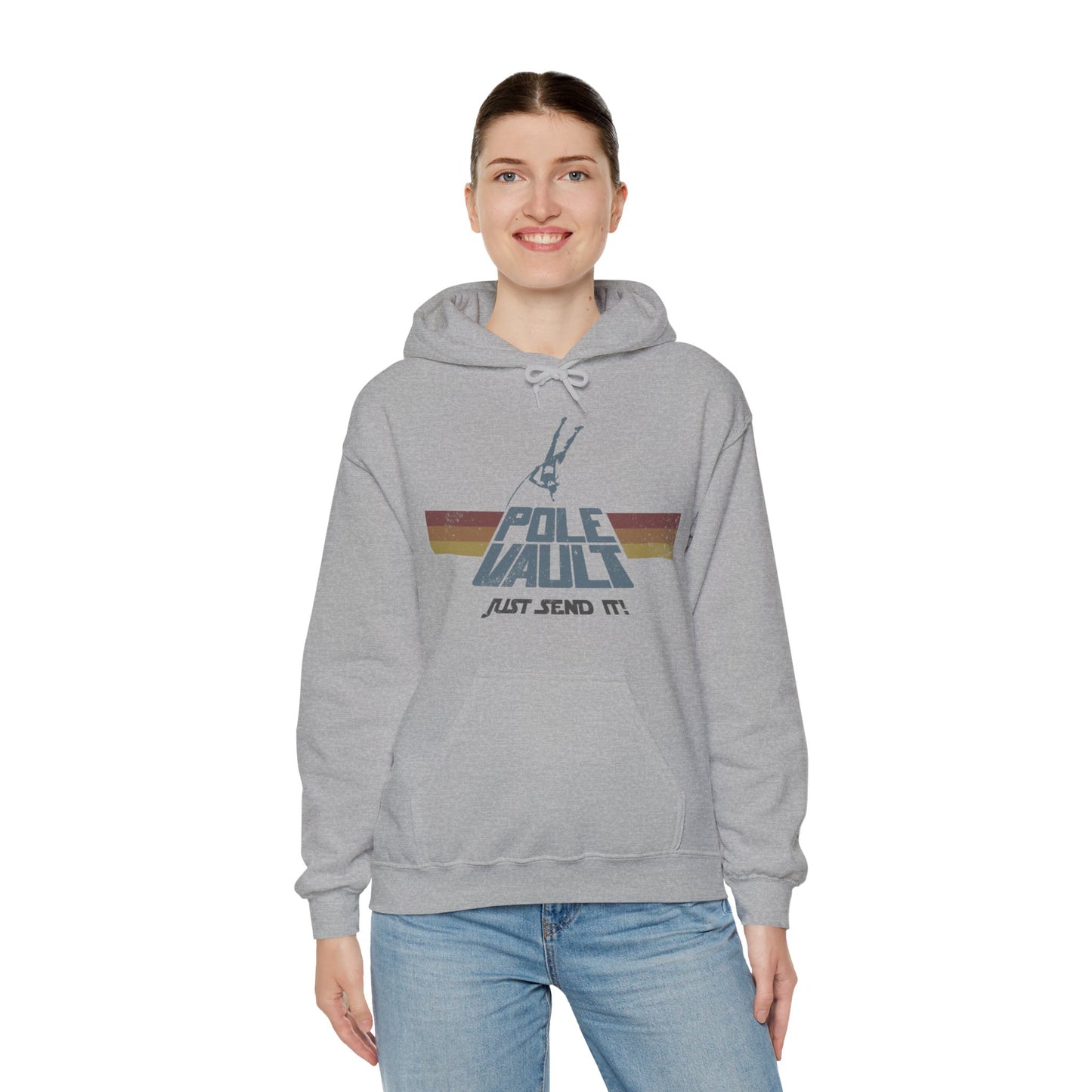 Pole Vault Just Send It Girl - Hoodie