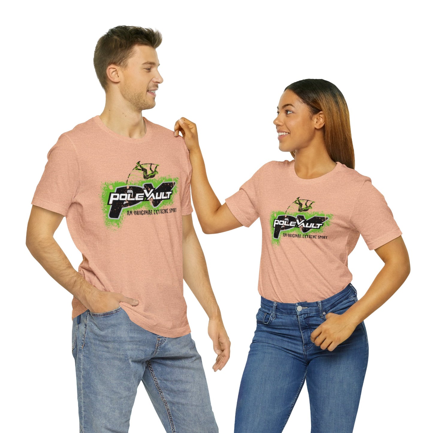 Pole Vault, An Original Extreme Sport - Deluxe Tee