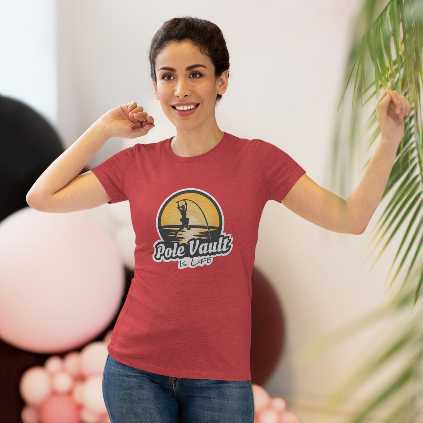 Pole Vault is Life Girl - Women's Tri-Blend Tee