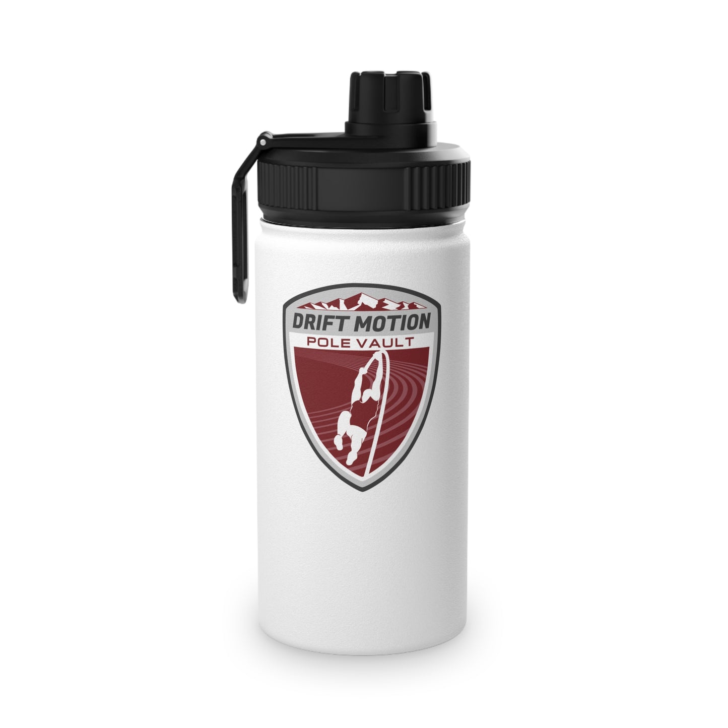 Drift Motion Stainless Steel Water Bottle, Sports Lid