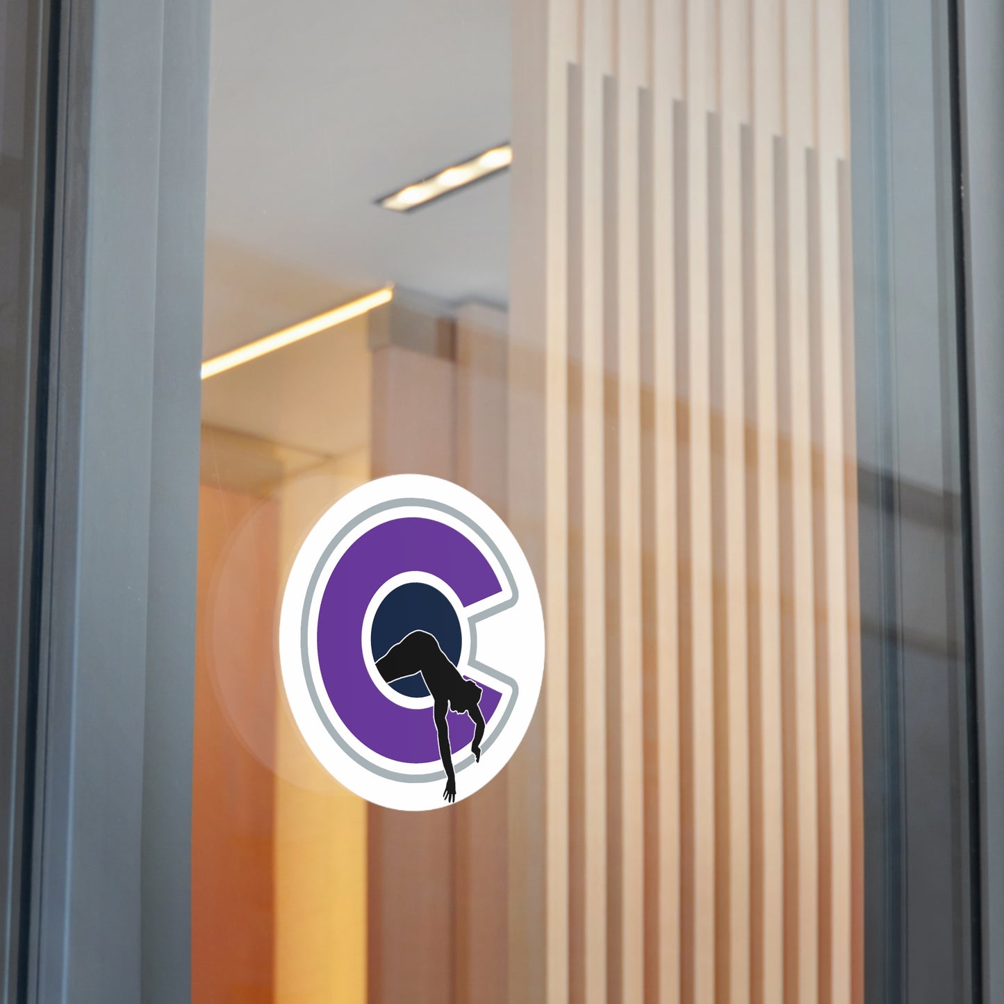 NOCO "C" White Round Vinyl Sticker