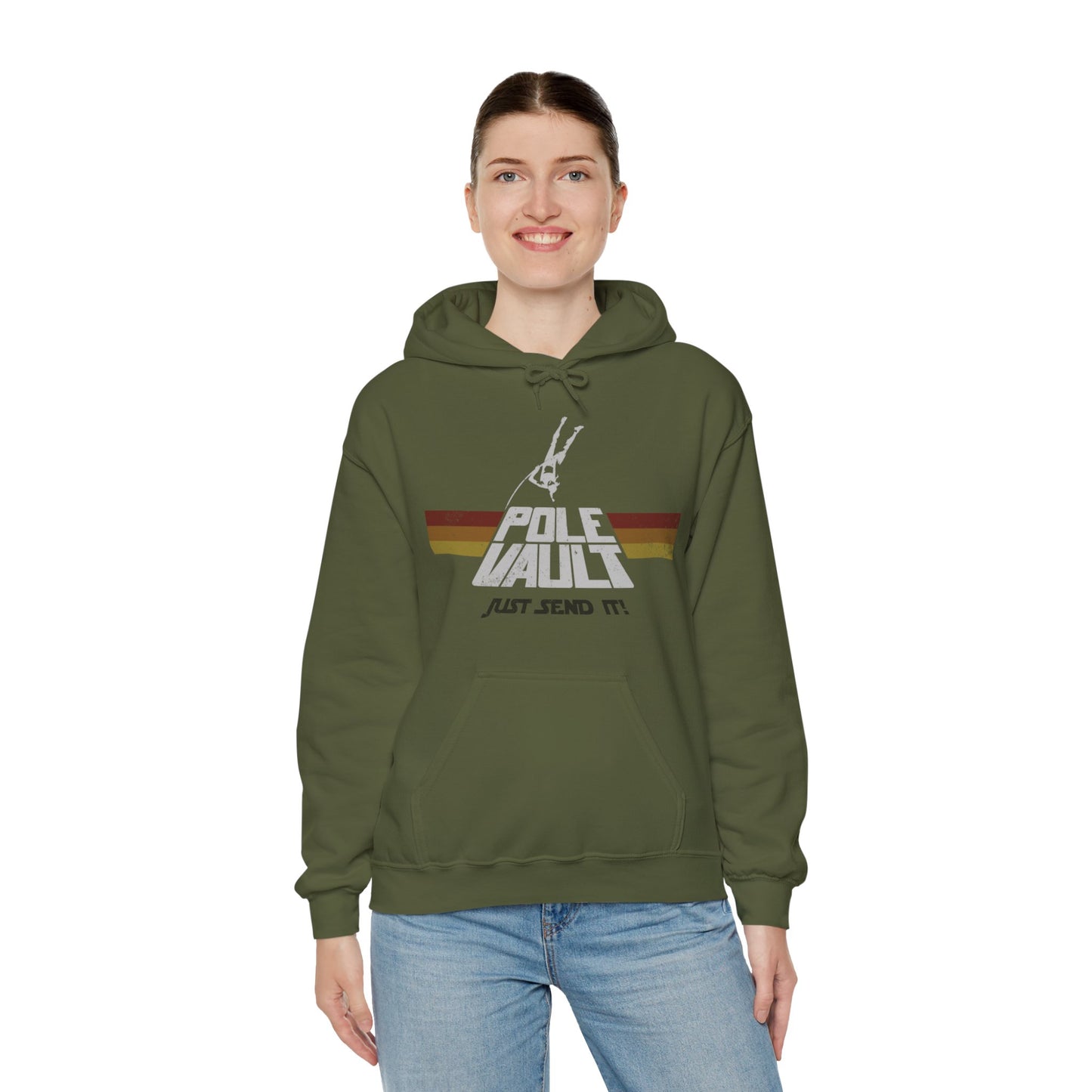 Pole Vault Just Send It Girl - Hoodie