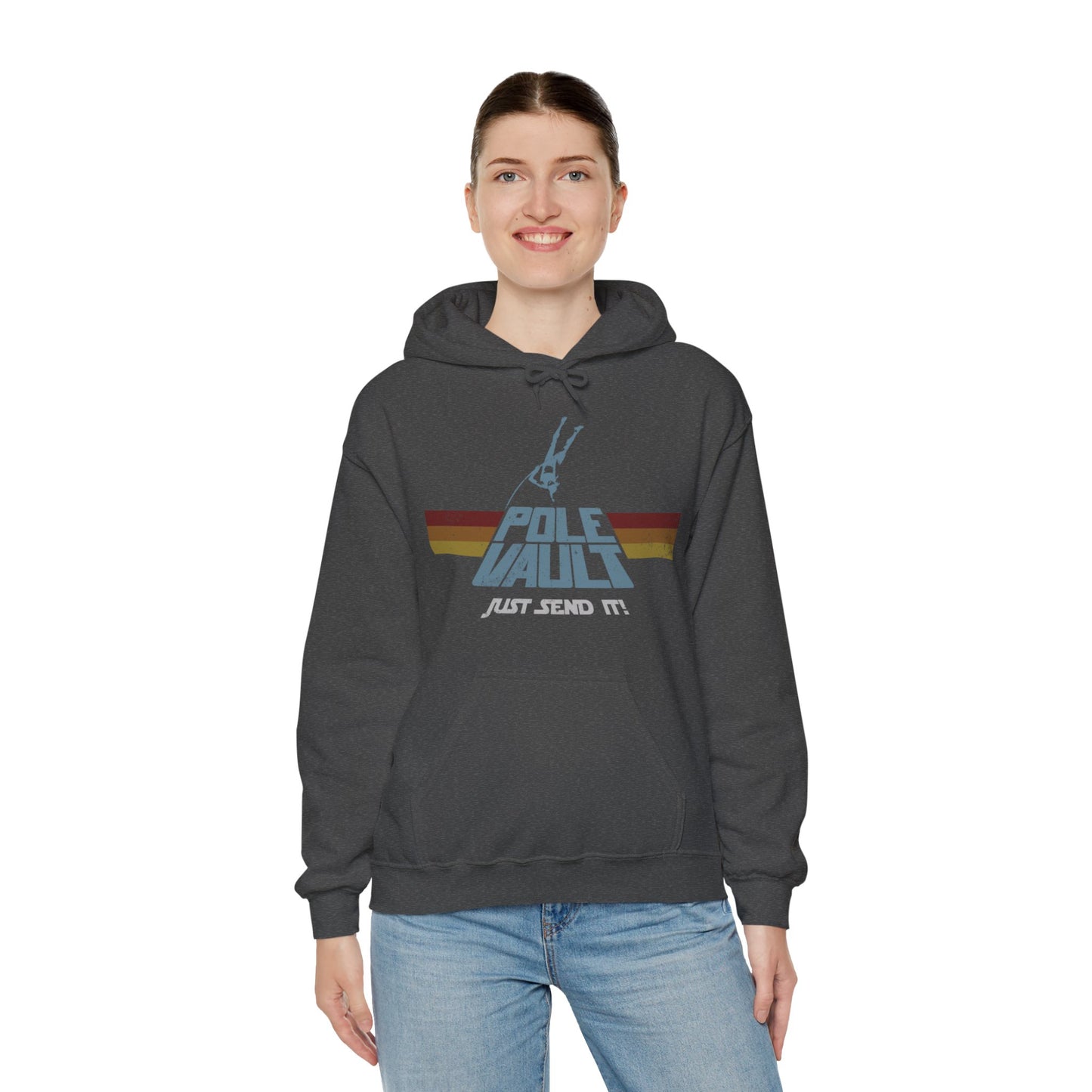 Pole Vault Just Send It Girl - Hoodie
