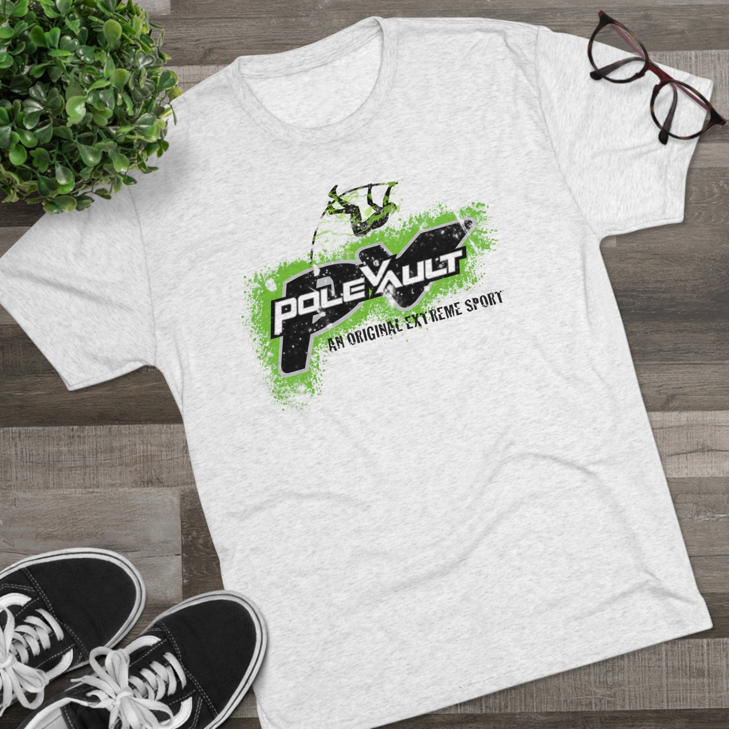 Pole Vault, An Original Extreme Sport - Tri-Blend Tee