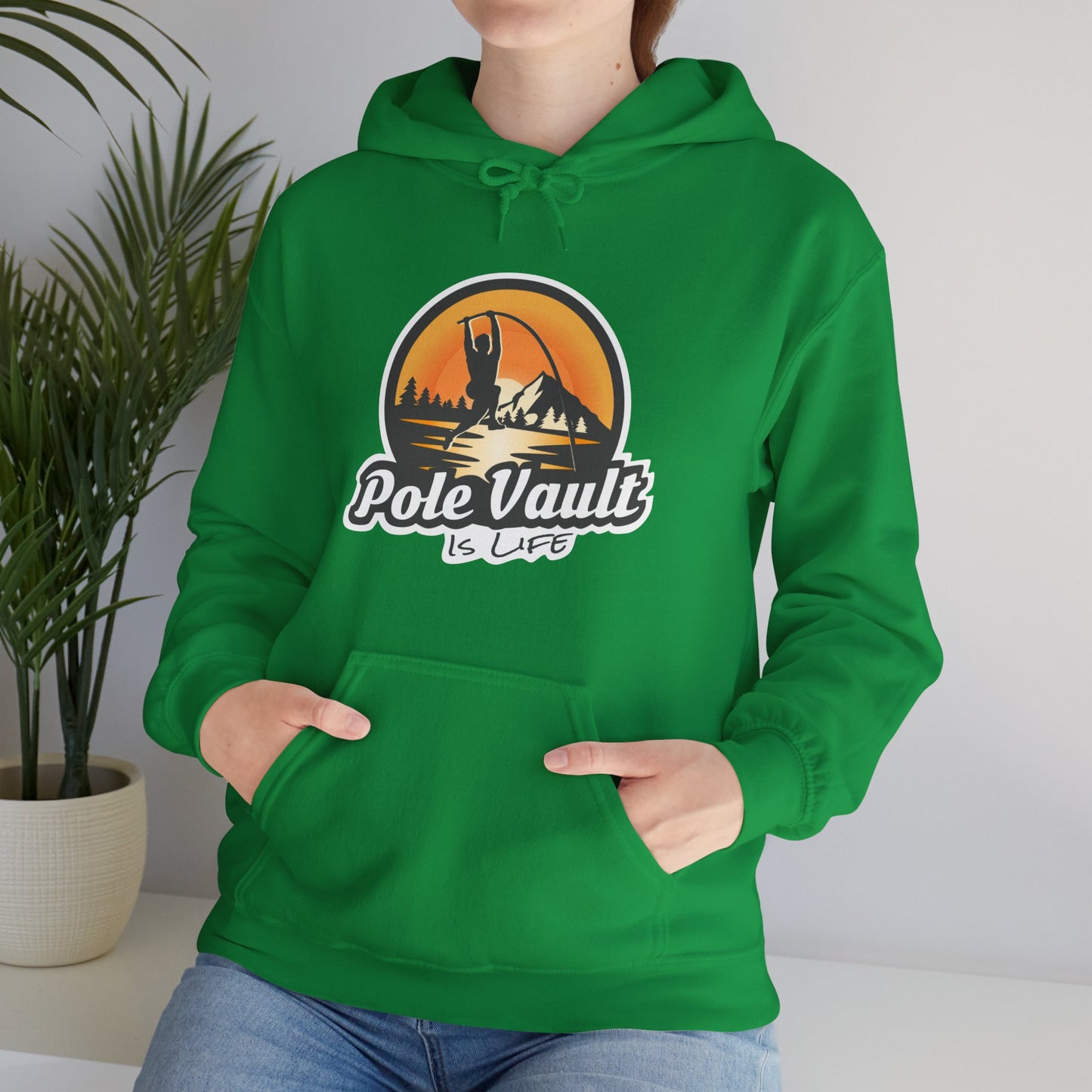Mountain Pole Vault is Life Guy - Hoodie