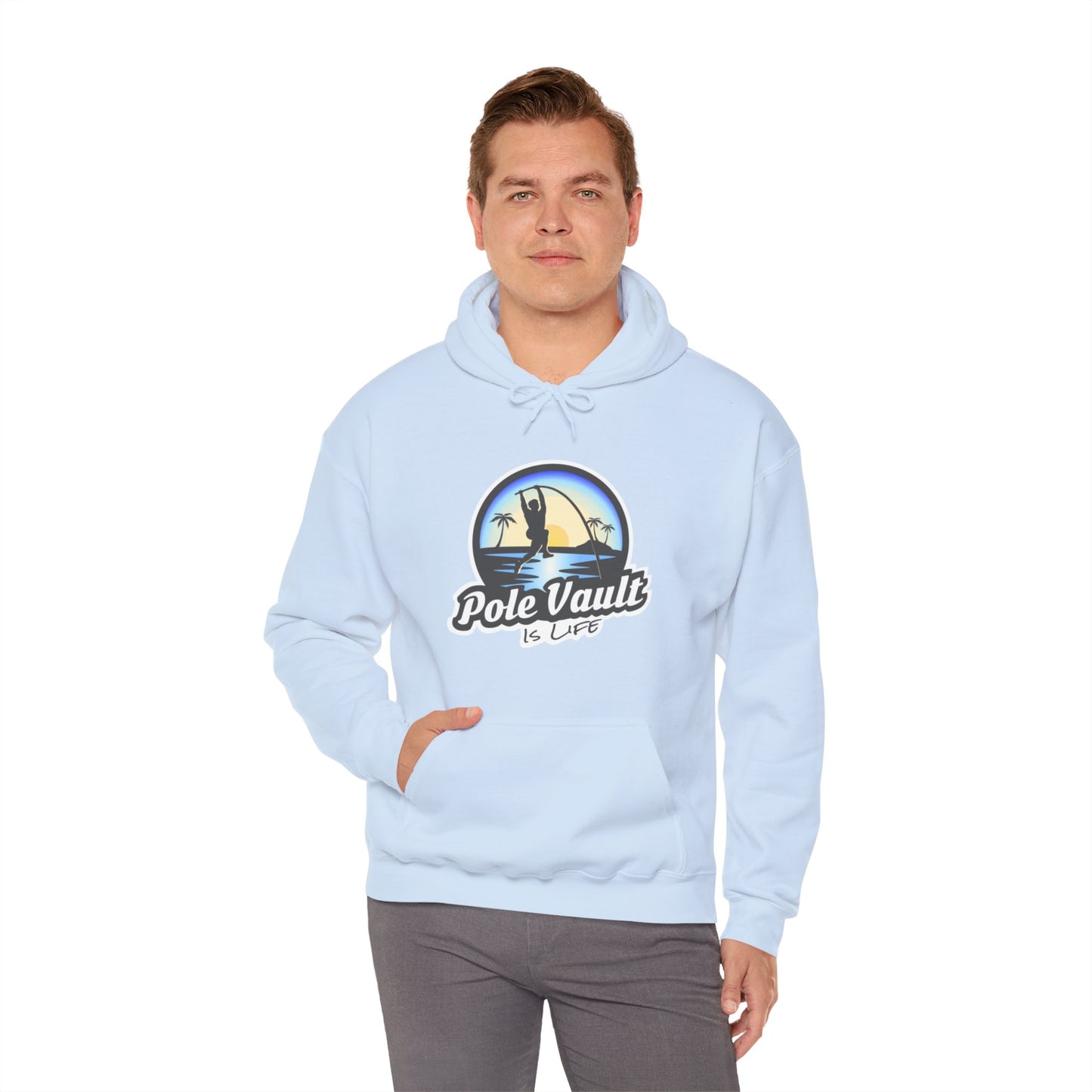 Beach Pole Vault is Life Guy - Hoodie