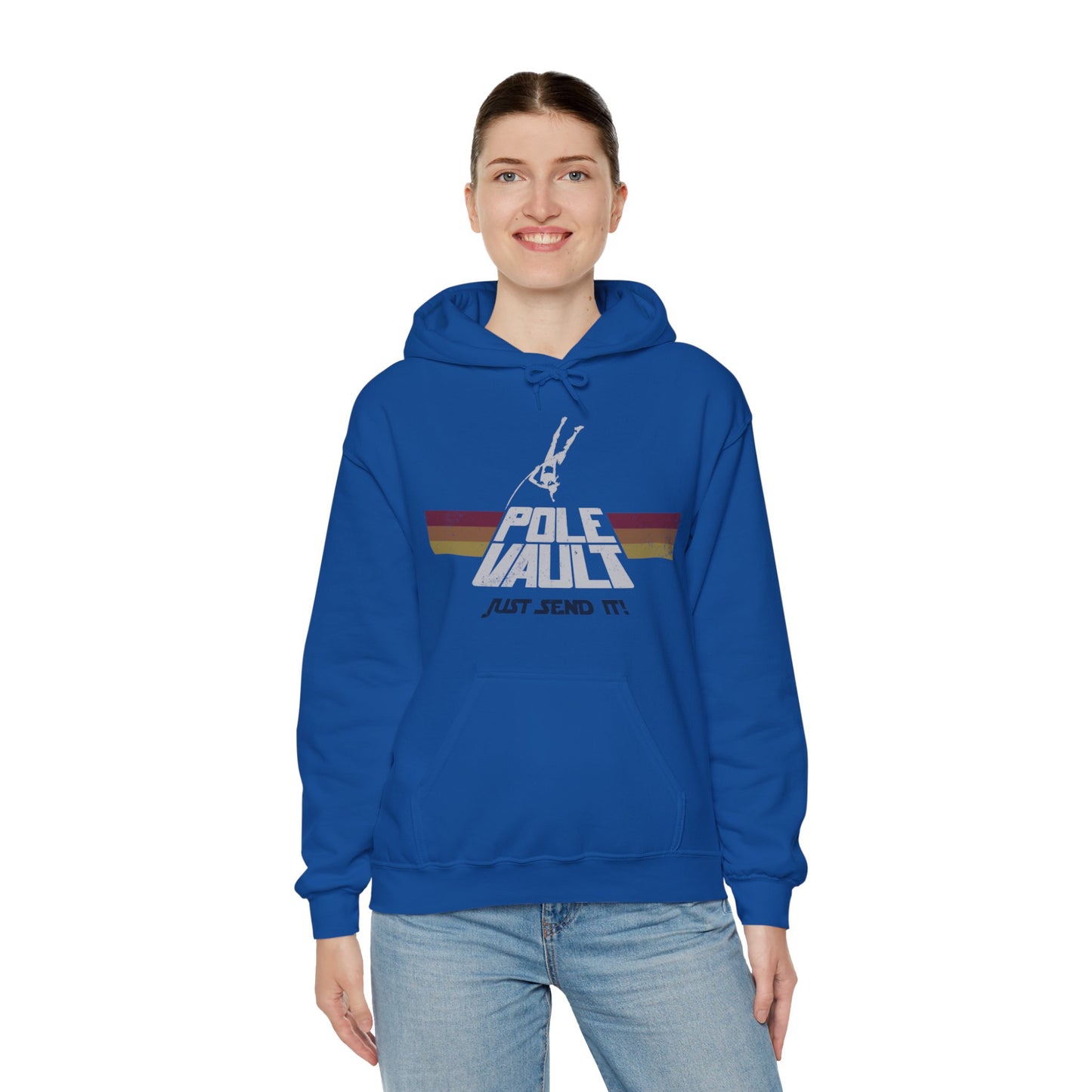 Pole Vault Just Send It Girl - Hoodie