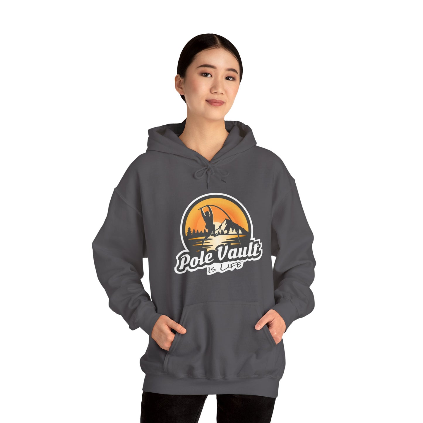 Mountain Pole Vault is Life Guy - Hoodie