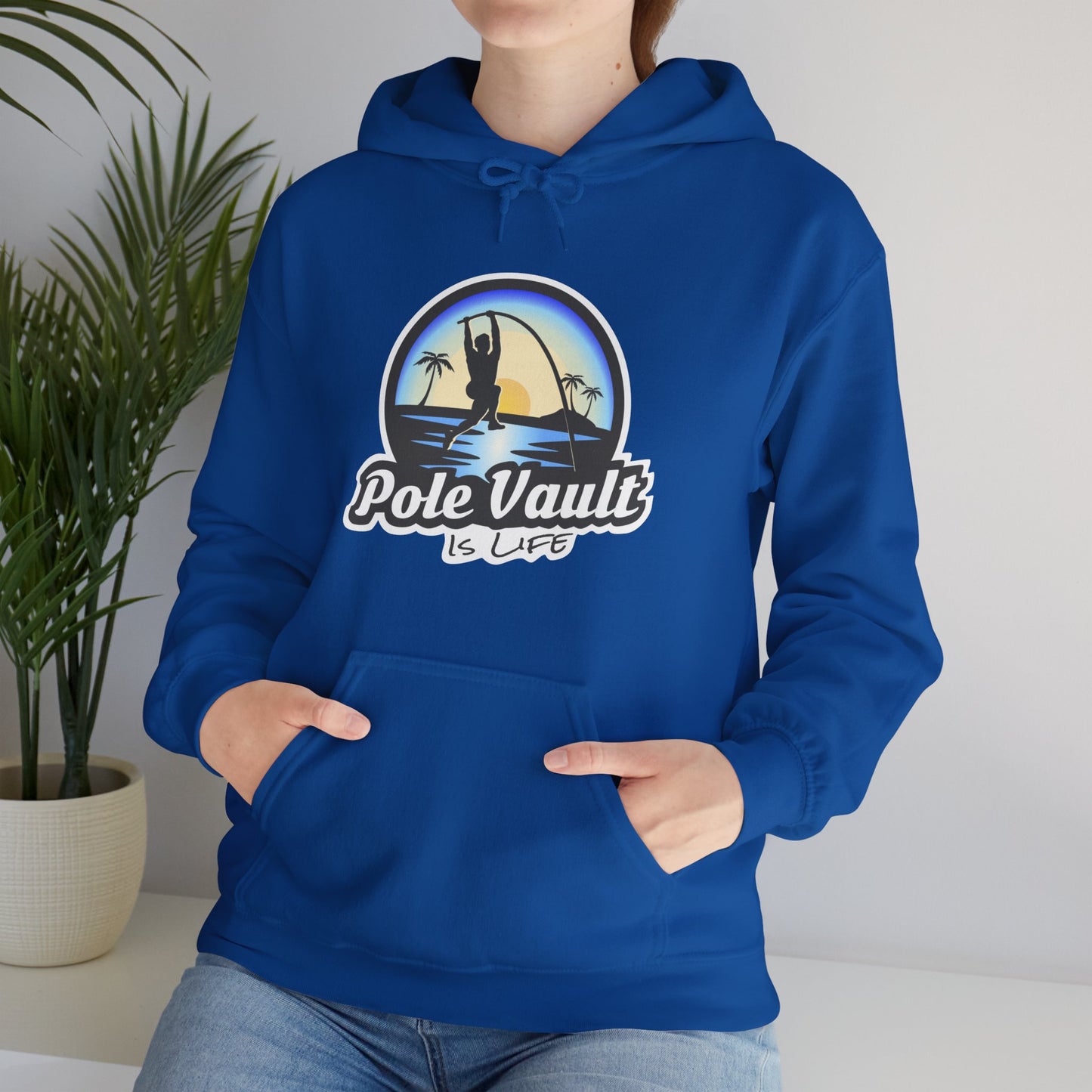 Beach Pole Vault is Life Guy - Hoodie
