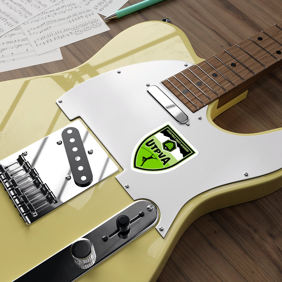 UTPVA Crest Die-Cut Sticker