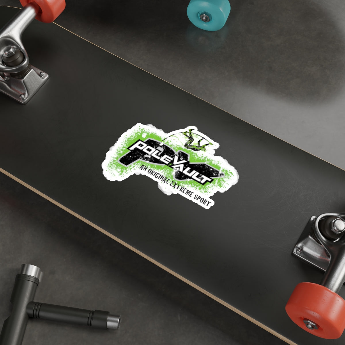 Pole Vault, An Original Extreme Sport - Die-Cut Sticker