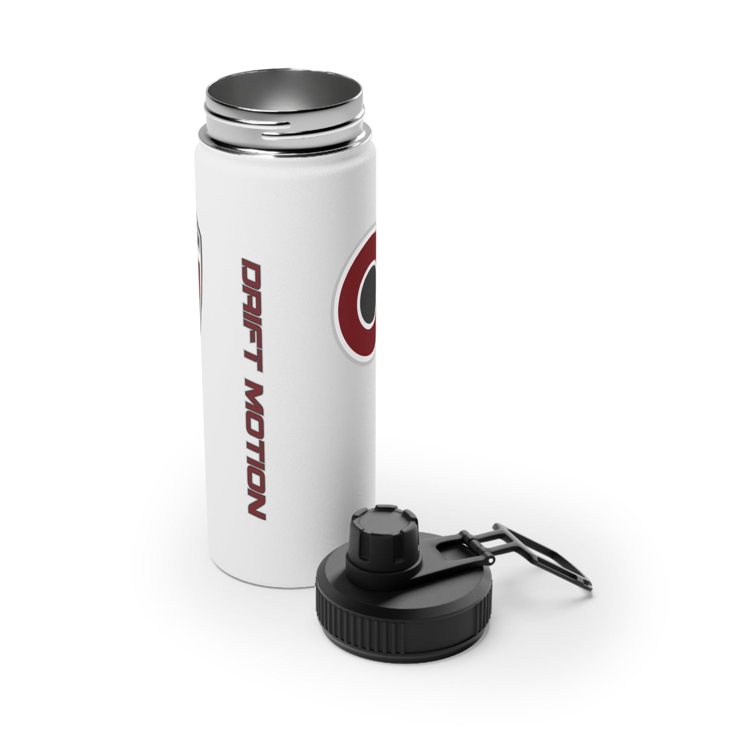 Drift Motion Stainless Steel Water Bottle, Sports Lid