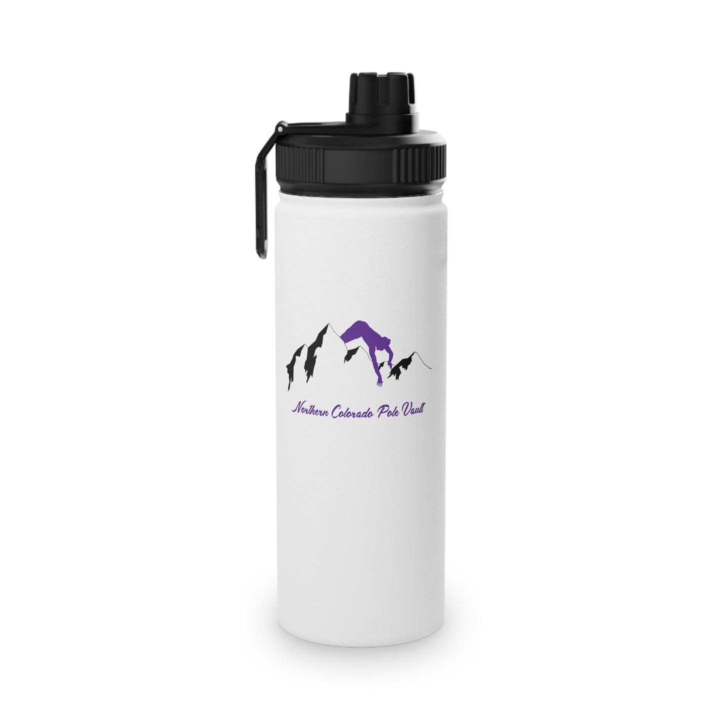NOCO Stainless Steel Water Bottle, Sports Lid