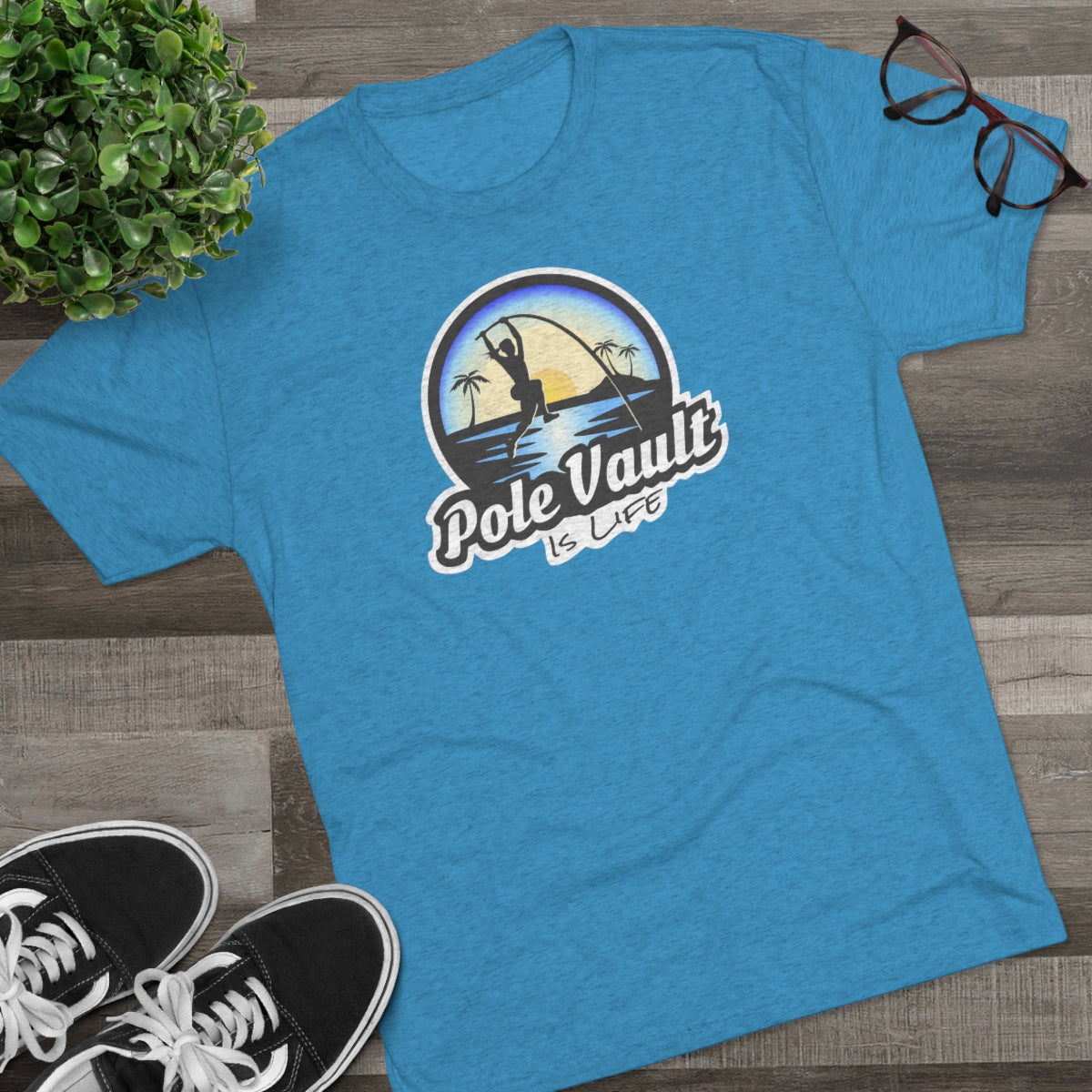 Beach Pole Vault is Life Girl - Tri-Blend Tee