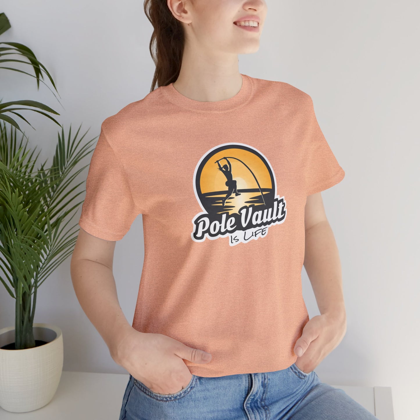 Pole Vault is Life Girl - Deluxe Tee