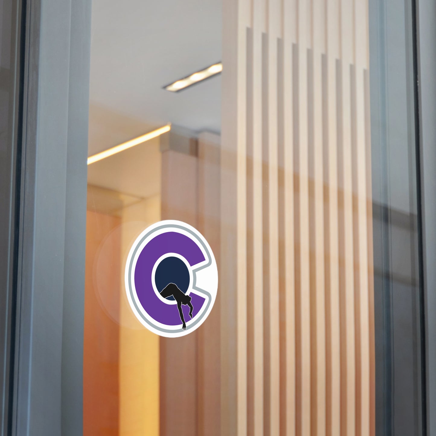 NOCO "C" White Round Vinyl Sticker