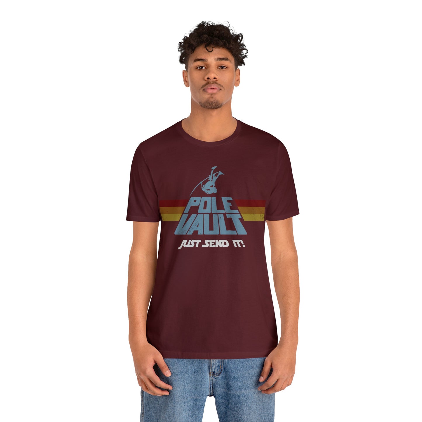 Pole Vault Just Send It Guy - Classic Tee