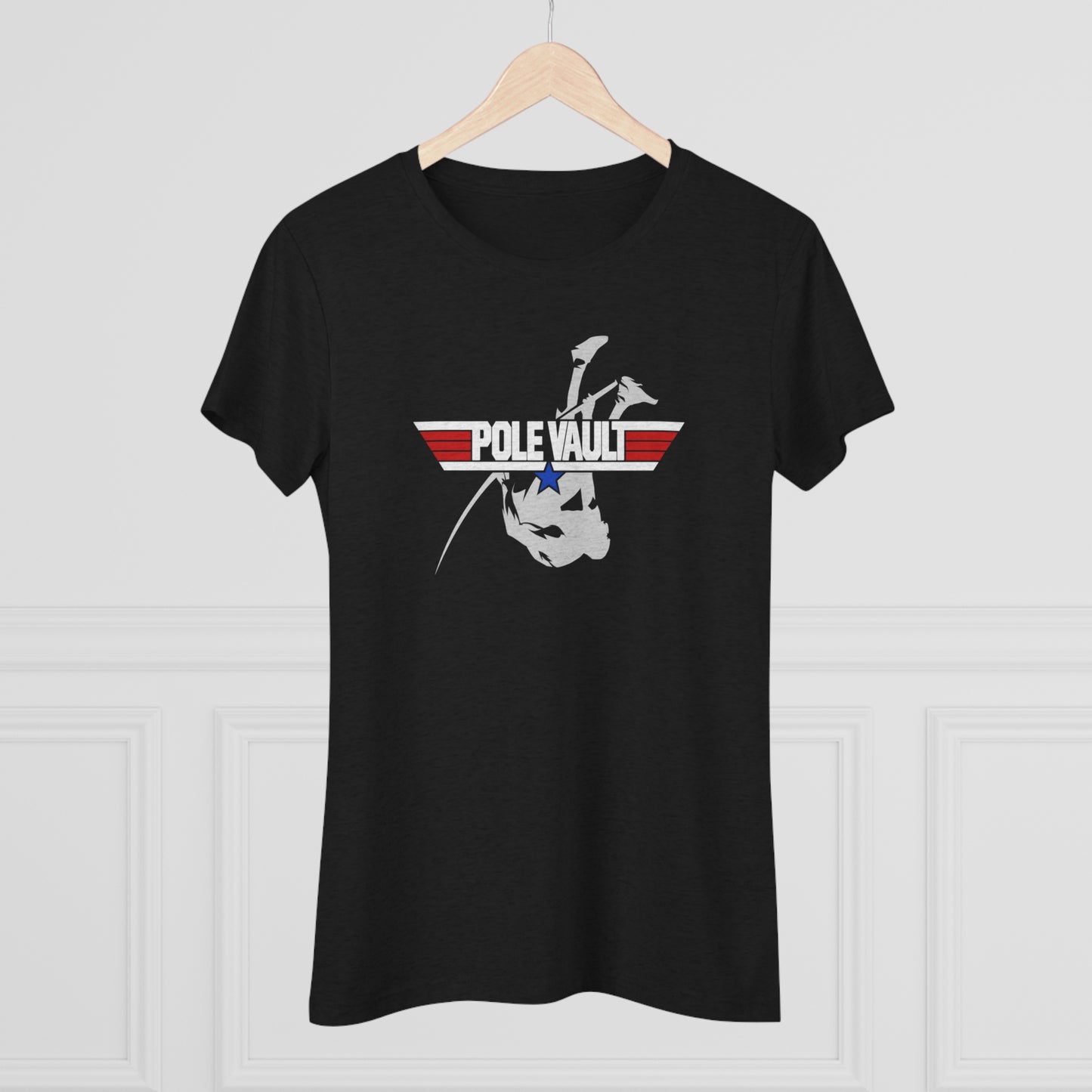 Top Pole Vault Vaulter - Women's Tri-Blend Tee