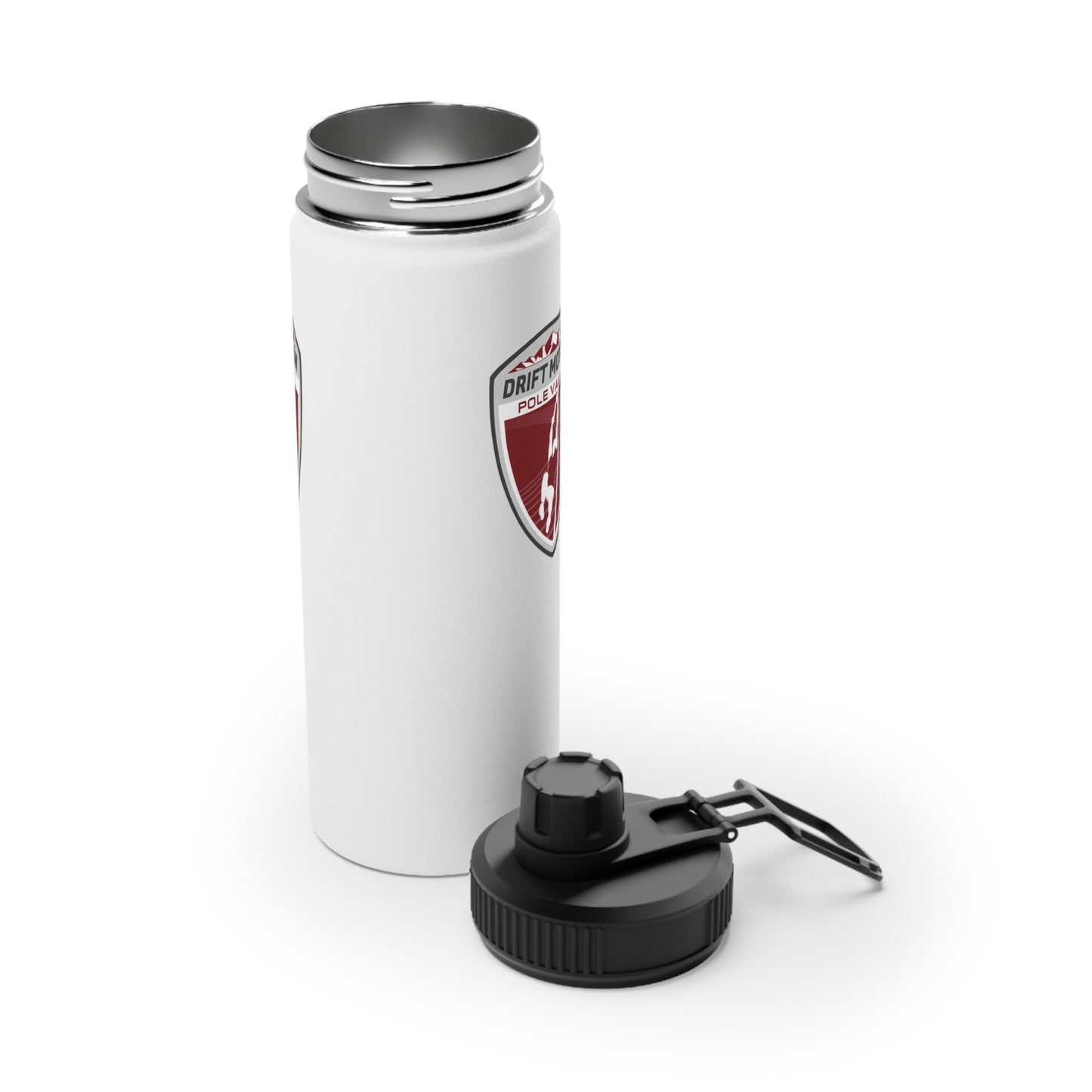 DMAC Pole Vault Crest Stainless Steel Water Bottle, Sports Lid