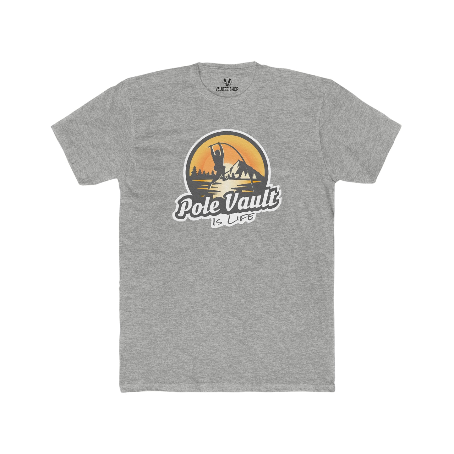 Mountain Pole Vault is Life Guy - Premium Fit Tee