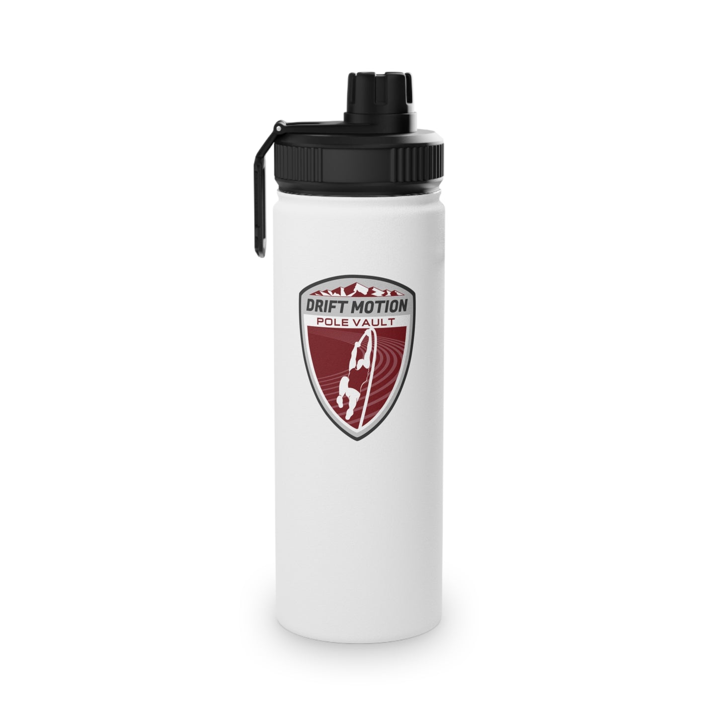 DMAC Pole Vault Crest Stainless Steel Water Bottle, Sports Lid
