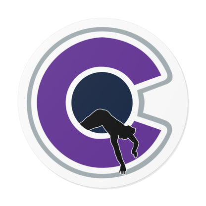 NOCO "C" White Round Vinyl Sticker