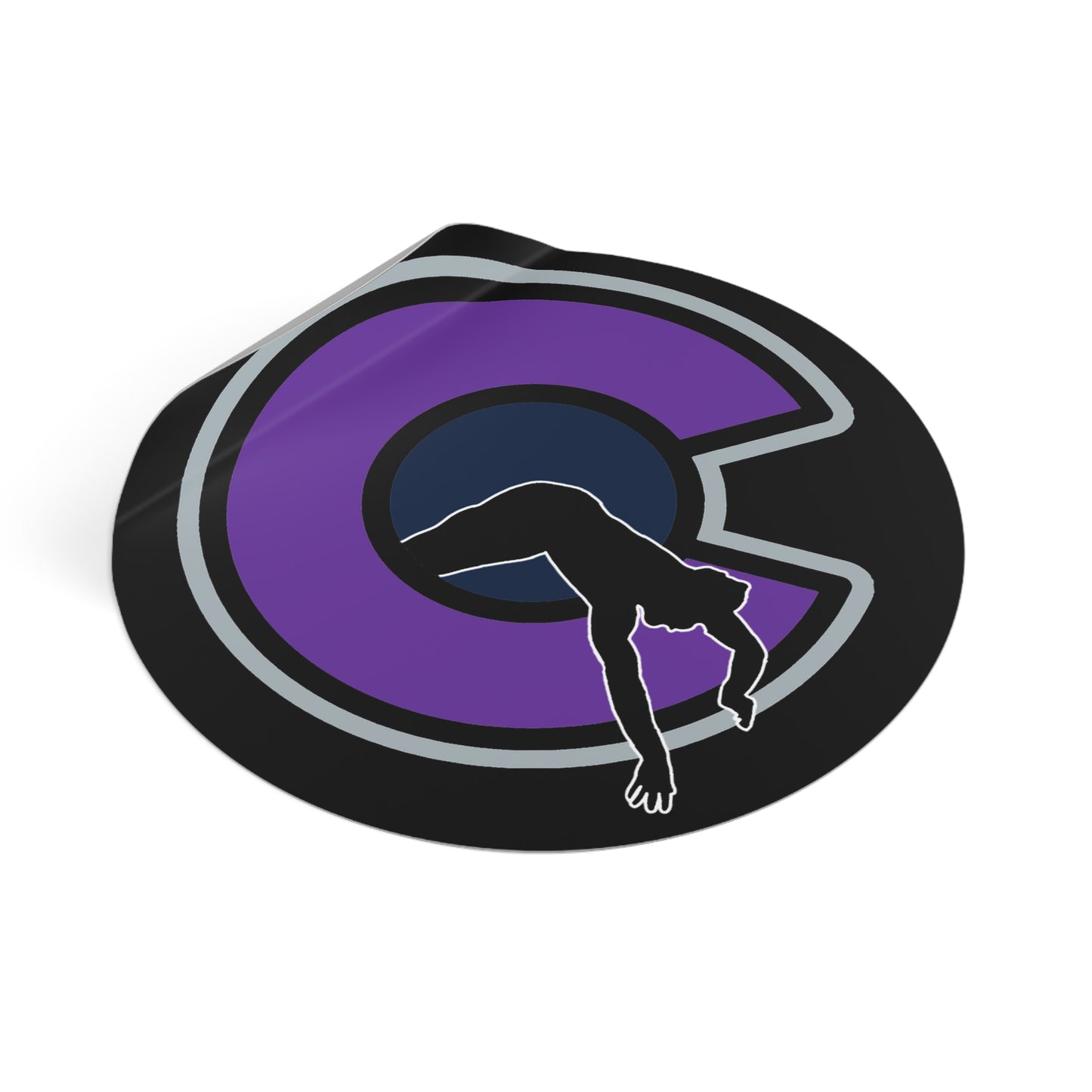 NOCO "C" Black Round Vinyl Sticker