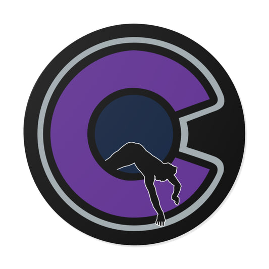 NOCO "C" Black Round Vinyl Sticker