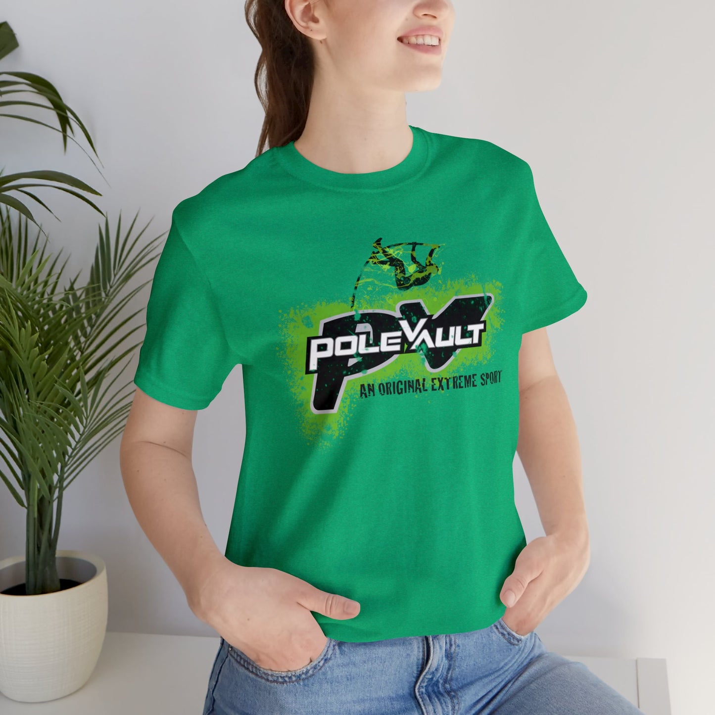 Pole Vault, An Original Extreme Sport - Deluxe Tee