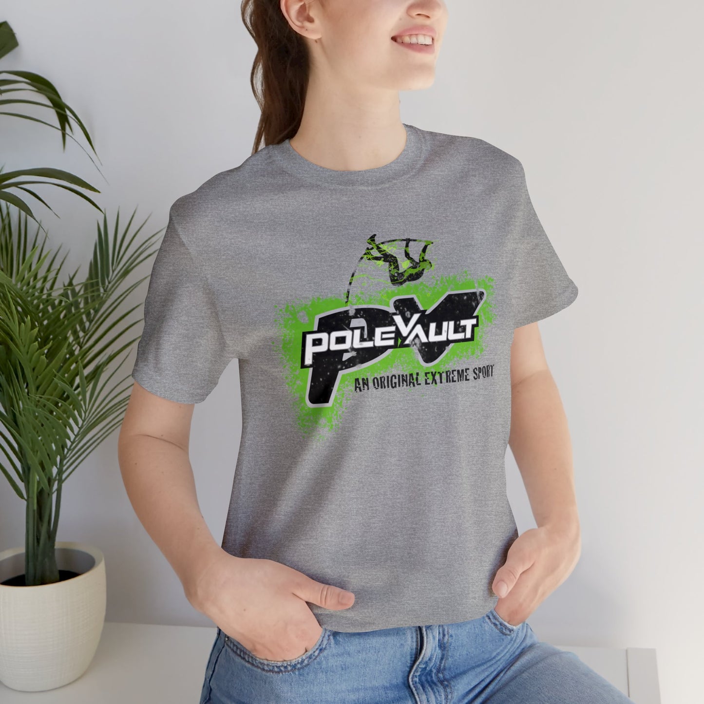 Pole Vault, An Original Extreme Sport - Deluxe Tee