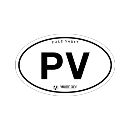 Oval PV Sticker