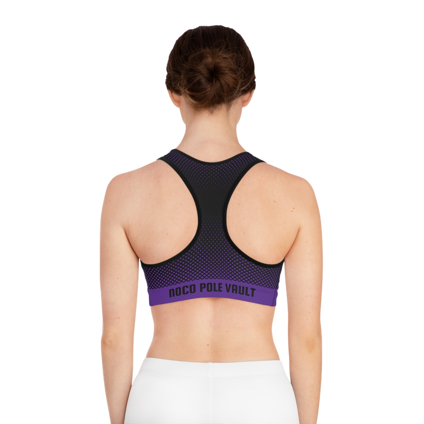 NOCO Women's Black Racerback Sports Bra