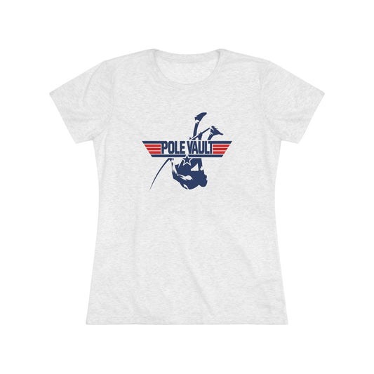 Top Pole Vault Vaulter - Women's Tri-Blend Tee