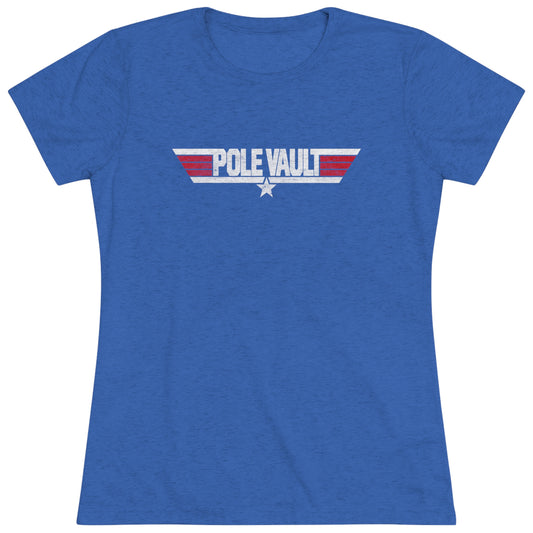 Top Pole Vault - Women's Tri-Blend Tee