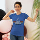 Pole Vault Just Send It Girl - Women Tri-Blend Tee