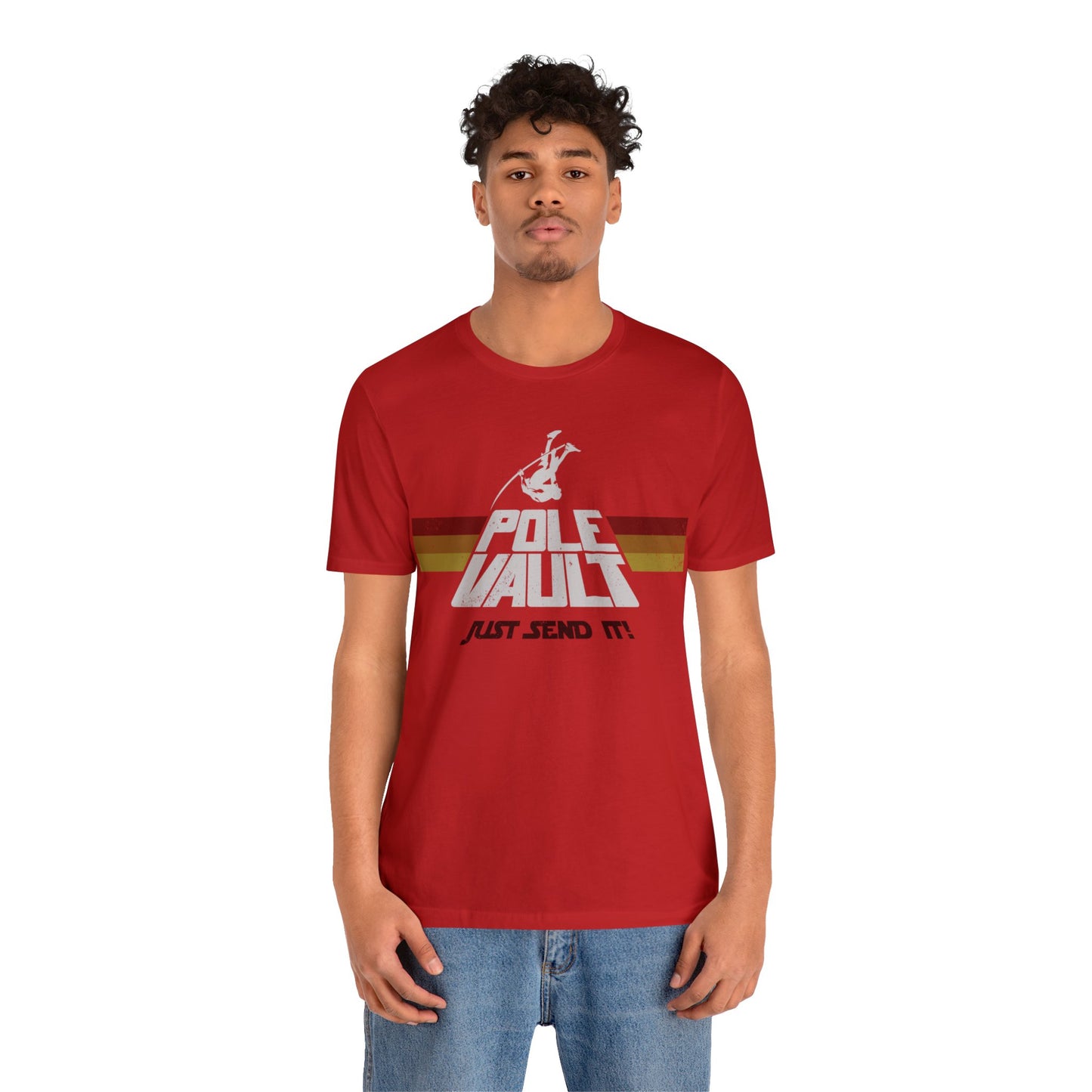 Pole Vault Just Send It Guy - Classic Tee