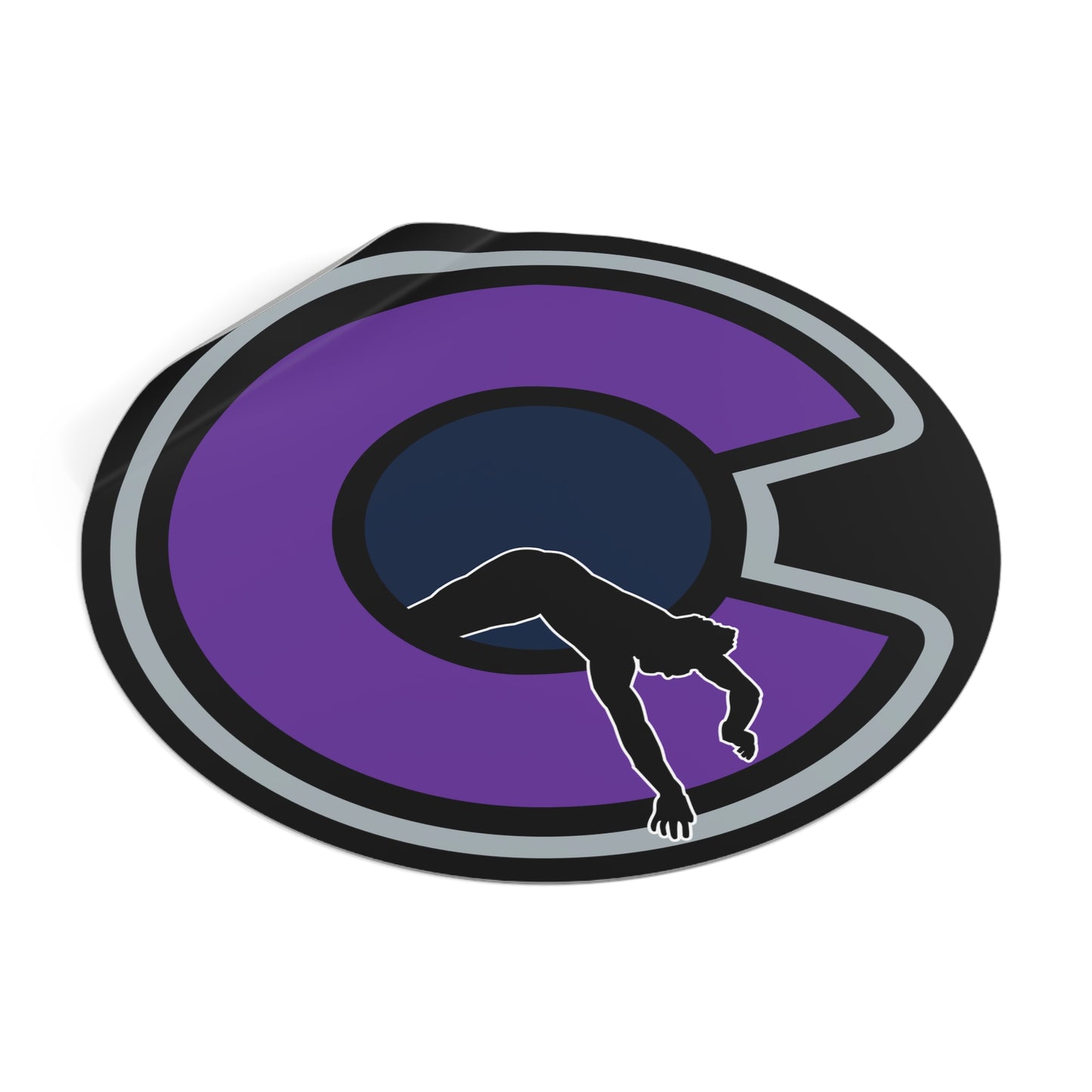 NOCO "C" Black Round Vinyl Sticker