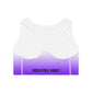 NOCO Women's White Racerback Sports Bra